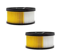 FixedByU Lot de 2 filtres plissés pour aspirateur multifonction - Ronds - Pour aspirateur humide et sec