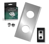 FixedNow Lames de Rechange 12 Pcs compatibles avec Robot Tondeuse Parkside | Acier inoxydable, compatible avec Parkside PAMRC 250 A1, PMRA/PMRDA 20-Li B2, PAMRS 1000, PAMR 500, vis incluses