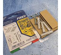 Fixer - Fixation invisible avec adhésif double face - Fixation au mur tout objet : porte-savon, multiprise pour prises électriques, tableaux et panneaux de toutes sortes - Lot de 4