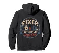 Fixer of Things Dads Club Handyman Père Humour Sweat à Capuche