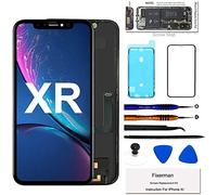 Fixerman Écran pour iPhone XR 6,1", LCD Display pour iPhone XR Écran Tactile Digitizer Assembly avec Kit De Réparation Complet + Protecteur D'écran