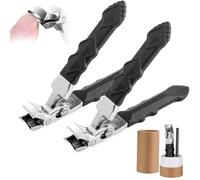 Fixhoo Ortho Clip，Fixhoo Orthoclip Nail Clippers，Angled Nail Clip with Safety Lock,No Splashing of Nails, Large Wide Jaw Opening Toenail Cutter for Elderly Seniors (One Size, unité, 2)