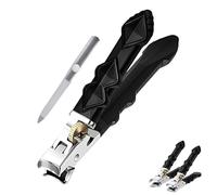 Fixhoo Orthoclip, Vianys Orthoclip, Goowebs Orthoclip, Nail Clippers with Safety Lock for Thick Nails, Large Wide Jaw Opening Toenail Cutter for Elderly Seniors(Flat Mouth)