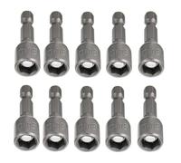 Fixinus Lot de 10 douilles hexagonales magnétiques de 8 mm pour perceuse ou visseuse sans fil 1/4"