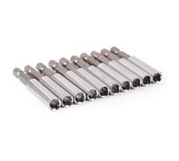 Fixinus Lot de 10 rallonges de foret magnétiques à changement rapide 1/4" pour perceuse électrique, visseuse à percussion, 60 mm