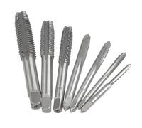 Fixinus Lot de 7 tarauds en acier rapide M3 M4 M5 M6 M8 M10 M12