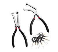 Fixion Outils de pince, pinces de déconnexion électrique ensemble | Tapis en acier en carbone Affrectionnelles de déconnexion | Outil de retrait avec réparation automobile de bougie à broches de borne