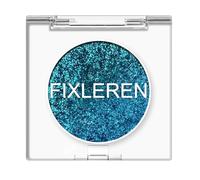 Fixleren Palette de maquillage caméléon à paillettes, fard à paupières, highadow à changement métallique, longue durée, holographique, maquillage de scène/de fête, bleu-9