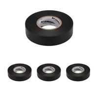 FIXMAN 192069 Ruban isolant - 19 mm x 33 m - Noir (Lot de 4)