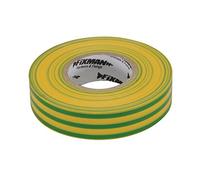 Fixman 192227 Ruban isolant - 19 mm x 33 m - Multicolore (Jaune/Vert)