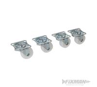 Fixman 372189 Roulettes pivotantes, 4 pcs