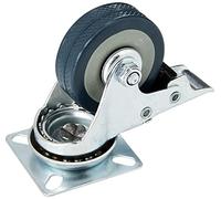 Fixman 413608 Roulette pivotante freinée caoutchouc 50 mm 50 kg