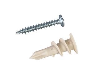 Fixman 475004 Lot de 100 vis autoperceuses Nylon, 12 x 32 mm