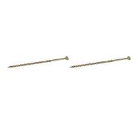 Fixman 600792 Vis à bois aggloméré, Or, 5 x 70 mm (Lot de 2)