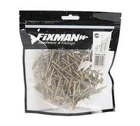 Fixman 619135 Vis à bois aggloméré, Or, 4 x 50 mm