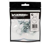 Fixman 721879 Lot de 10 Colliers de serrage, Gris