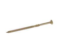 Fixman 807713 Vis à bois aggloméré, Or, 5 x 100 mm - Lot de 100