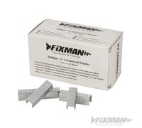 Fixman 810318 Agrafes galvanisées 10J, 5.000 pcs
