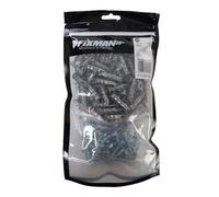 Fixman 825735 Lot de 100 vis autoperceuses Métal, 12 x 32 mm