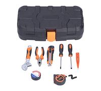 FIXMAN 9 pièces ensemble d'outils Kit d'outils en plastique portables boîte à outils pour l'entretien de la propriété JYS002-4