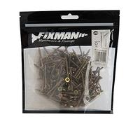 Fixman Vis à bois aggloméré 936303 – 4 x 40 mm – Or – Lot de 200