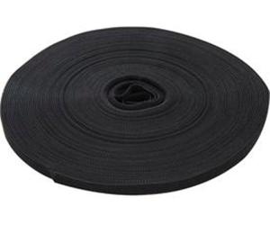 Fixman Bande Velcro, Noire - 13 mm x 25 m