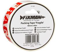 Fixman Ruban adhésif pour Emballage Fragile 191480-48 mm x 66 m