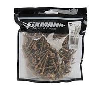 Fixman Vis à bois agglomérés (761196) 5 x 50 mm Or – Lot de 200