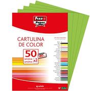 Fixo Paper 11120327 Lot de 50 feuilles de papier cartonné DIN A3 Vert citron