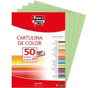 Fixo Paper 11120328 Lot de 50 feuilles de papier cartonné A3 Vert pistache 180 g