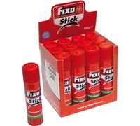 Fixo Stick | Lot de 12 bâtons de colle scolaires 40 g | Convient pour une utilisation infantile | sans solvant | Lavable | Matériel scolaire parfait pour les enfants