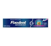 Fixodent Advanced Max Hold Adhésif pour Prothèses Dentaires, 62 g