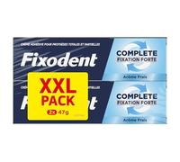 Fixodent Complete Fraîcheur Crème Adhésive Pour Prothèses Totales & Partielles 2x47G