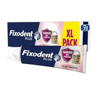Fixodent Crème Adhésive Plus Barrière Anti-Particules, Pour Prothèses Totales et Partielles, Goût Neutre, Tenue Et Confort Tout Au Long De La Journée, 57ml