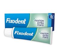 Fixodent Crème Fixative Neutre, Adhésive Pour Prothèses Dentaires, Fixation Extra Forte, Bouclier Antibactérien, Goût Neutre, 47g