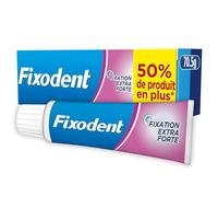 Fixodent Crème Fixative Original, Adhésive Pour Prothèses Dentaires, Fixation Extra Forte, Bouclier Antibactérien, Menthe Douce, 70.5g