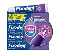 Fixodent De plus la crème adhésive dentaire (2 oz Paquet de 4)