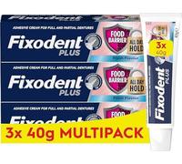 FIXODENT Denture Adhésive Double PR 40 g - Lot de 3