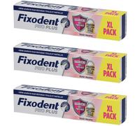Fixodent Pro Plus Barrière Anti-Particules Goût Neutre Dentifrice(S) 3x57 g