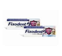 Fixodent Pro Plus crème adhésive fixation Forte (fraise) lot de 2x40ml