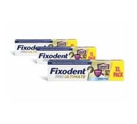 Fixodent Pro Ultimate crème adhésive XL fixation Forte (fraise) lot de 3x57mlg