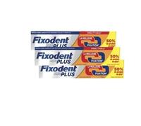 Fixodent Proplus Crème adhésive Duo Action Lot de 3 x 60grs