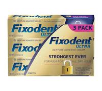Fixodent Ultra Max Hold dentaire adhésif, 62,4 gram Pack of 3