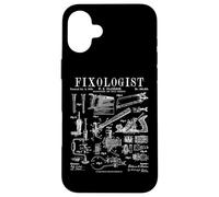 Fixologist Outils de menuiserie Vintage Brevet Impression Coque pour iPhone 16 Plus