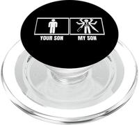 Fixologue, Votre Fils, Mon Fils, Papa, Maman, Bricoleur drôle PopSockets PopGrip pour MagSafe