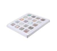 FIXOSHEE 1 boîte Boîte de Spécimens Naturels de Minéraux et Roches Kit Éducatif Scientifique pour Garçon Fille Éveil pour Apprentissage Géologie et Expériences Scientifiques