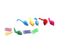 FIXOSHEE 1 Ensemble Souris Peluche pour Chat de Colorées Accessoire Interactif pour et Votre pour et Éviter Griffures Meubles Couleur Aléatoire Couleur Aléatoire