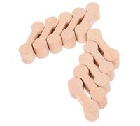 FIXOSHEE 10 pièces Lot de Connecteurs Bois pour Circuit de Train Modèle de Jonction Facile à Installer pour Garçon Fille Accessoire de Jeu pour Construction de Voies Ferroviaires Support