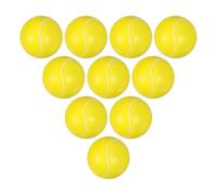 FIXOSHEE 10 pièces Lot de Mini Balles Mousse Rebondissantes pour Garçon Fille Anti-Stress Élastique Mousse Douce Pack Partage pour Garçons et Filles Balles Sportives Amusantes et