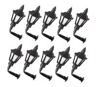 FIXOSHEE 10 pièces Mini Wall Lamp Model for Toy House Decoration Smooth Surface Miniature Lamp Accessory for